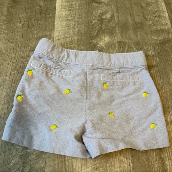 Janie and Jack chambray lemon shorts - Picture 3 of 4